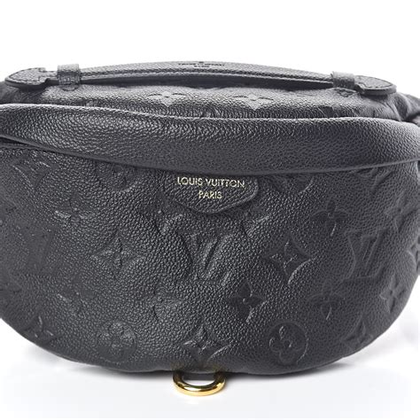 louis vuitton black empreinte bumbag